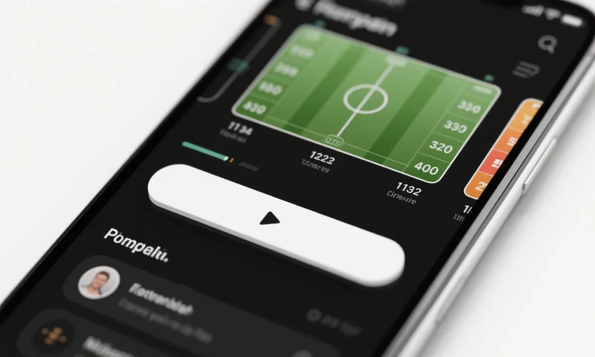 App 界面预览 - 赛程与播放
